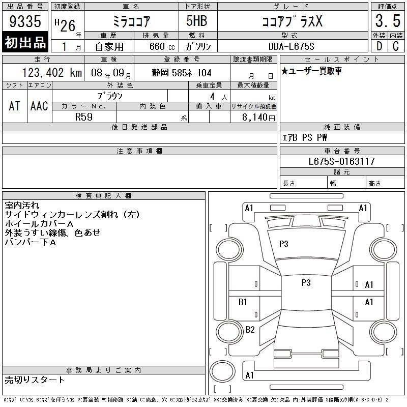 DAIHATSU MIRA COCOA