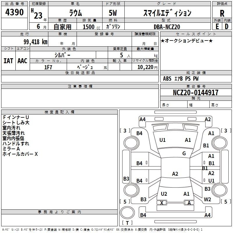 TOYOTA RAUM