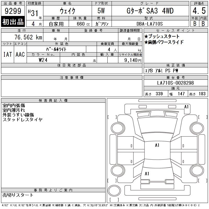 DAIHATSU WAKE