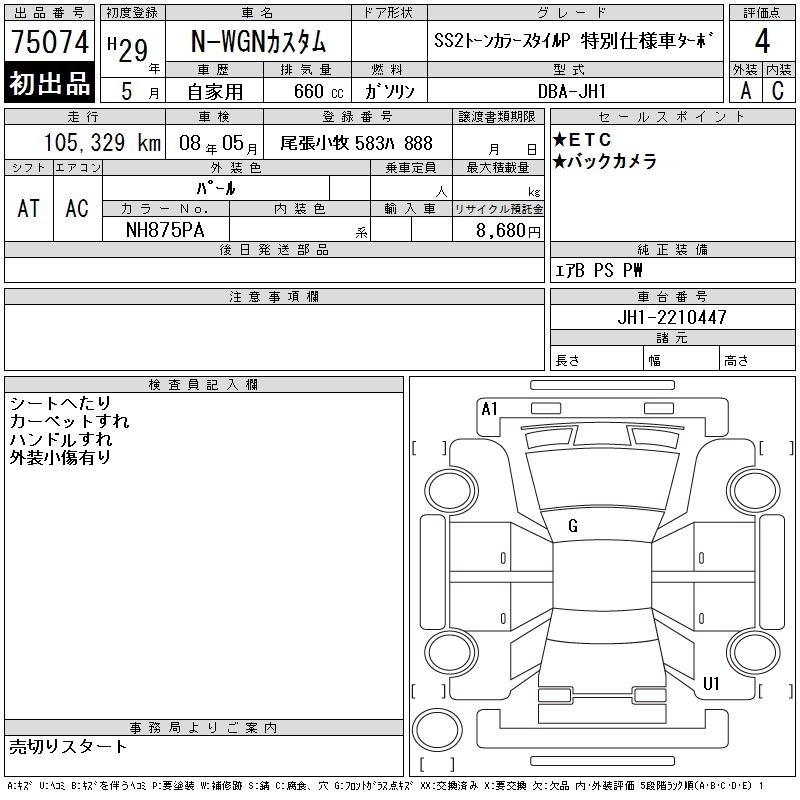 HONDA N-WGN