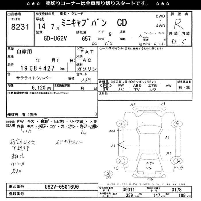 MITSUBISHI MINICAB