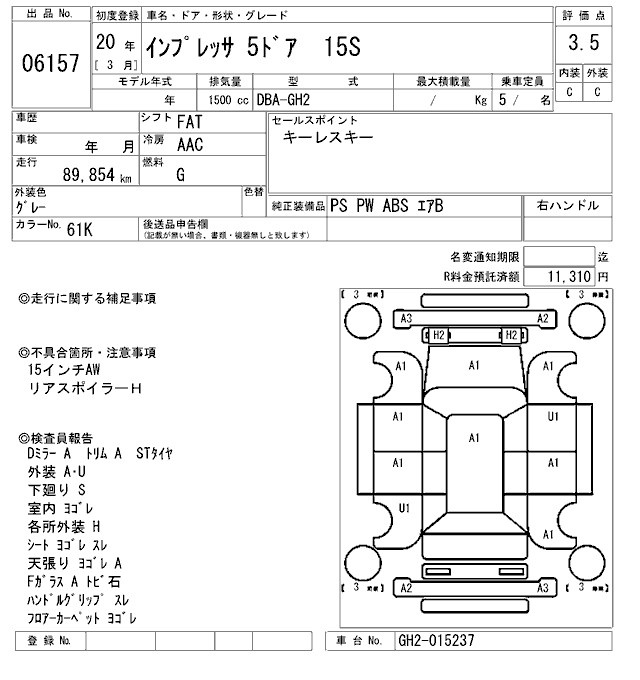 SUBARU IMPREZA