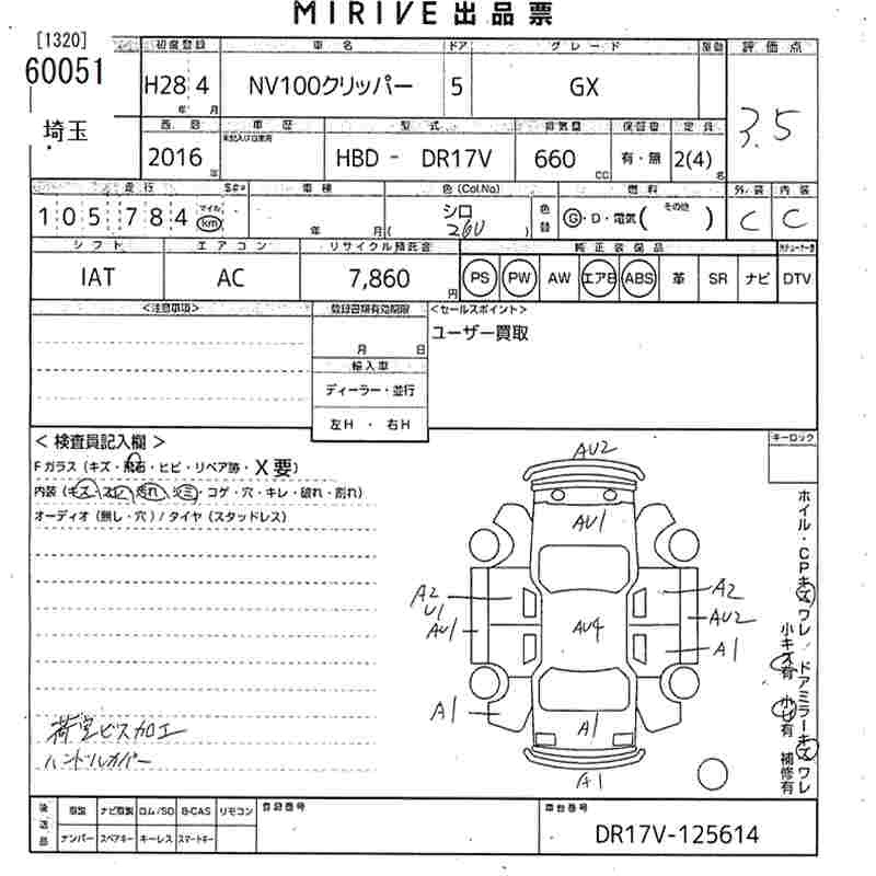 NISSAN NV100 CLIPPER