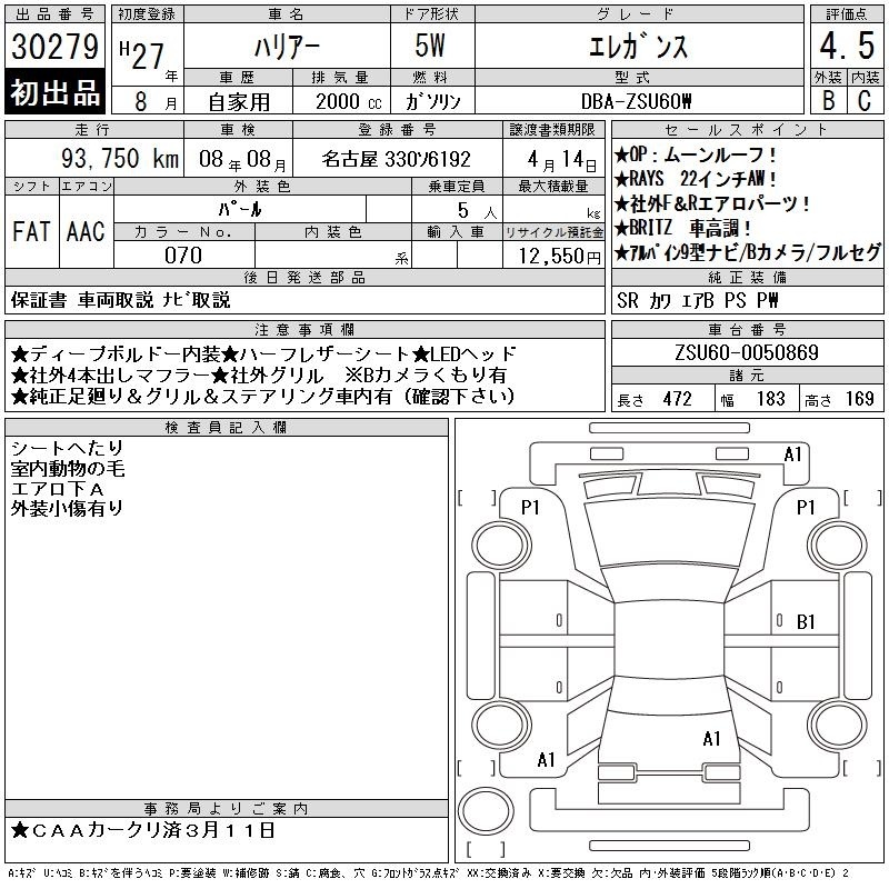 TOYOTA HARRIER