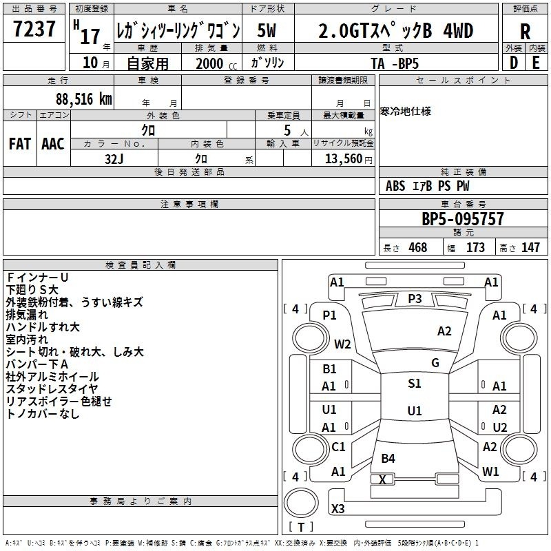 SUBARU LEGACY