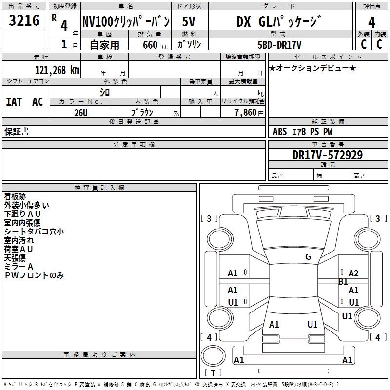 NISSAN NV100 CLIPPER