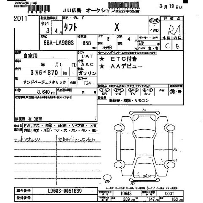 DAIHATSU TAFT