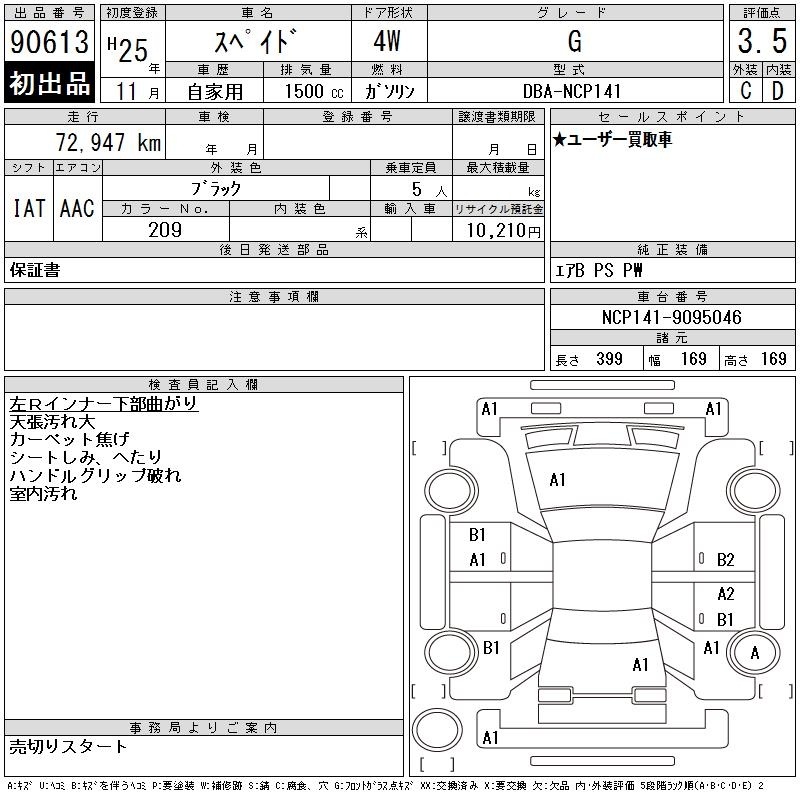 TOYOTA SPADE