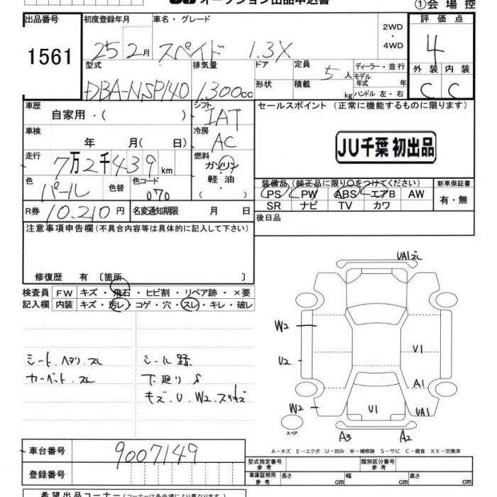 TOYOTA SPADE