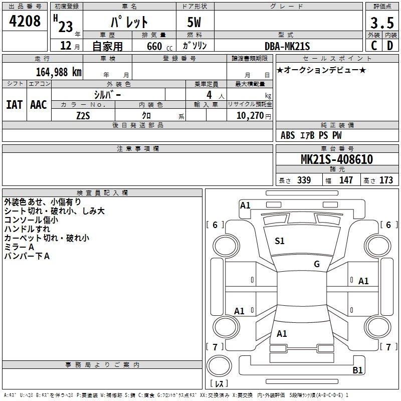 SUZUKI PALETTE