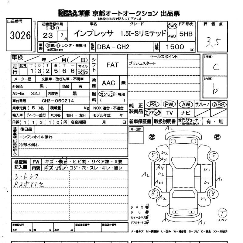 SUBARU IMPREZA