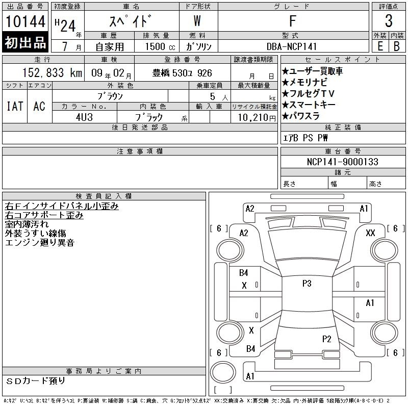 TOYOTA SPADE
