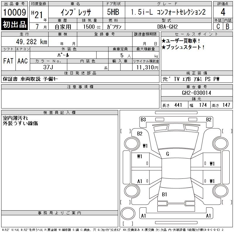 SUBARU IMPREZA