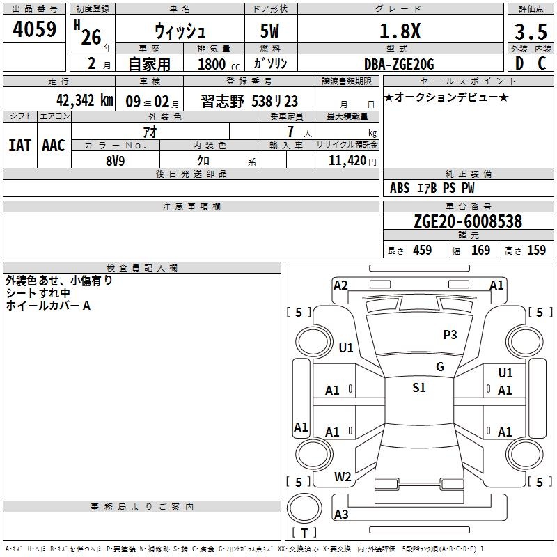 TOYOTA WISH