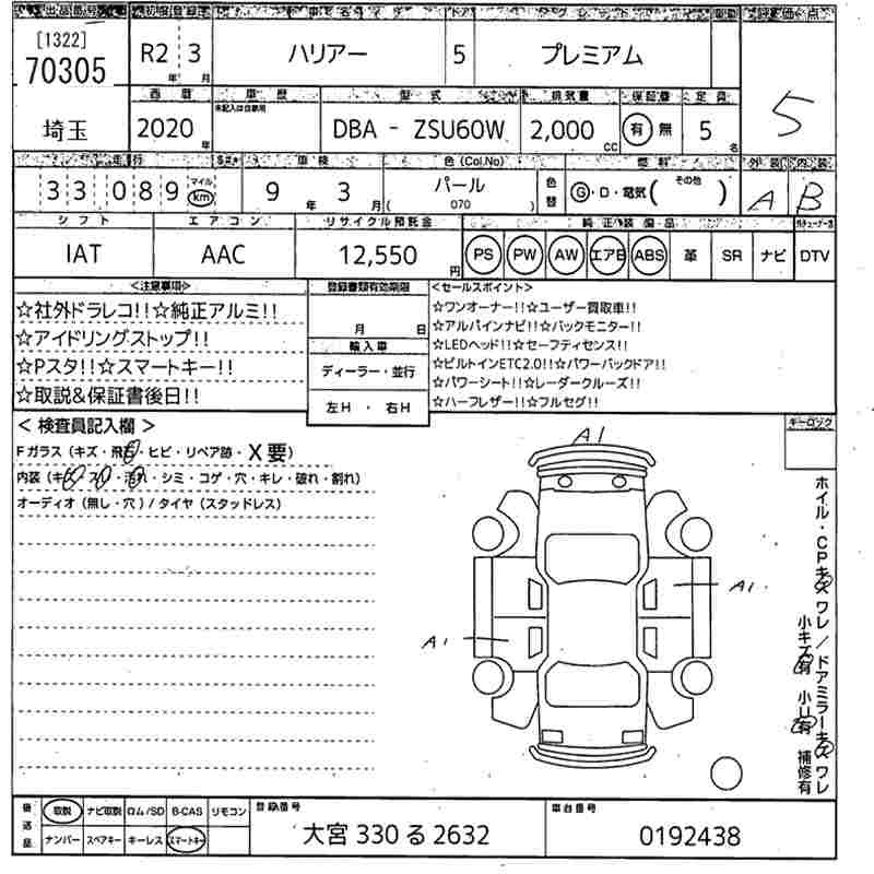 TOYOTA HARRIER