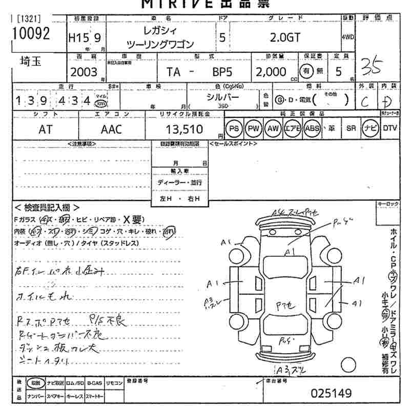 SUBARU LEGACY