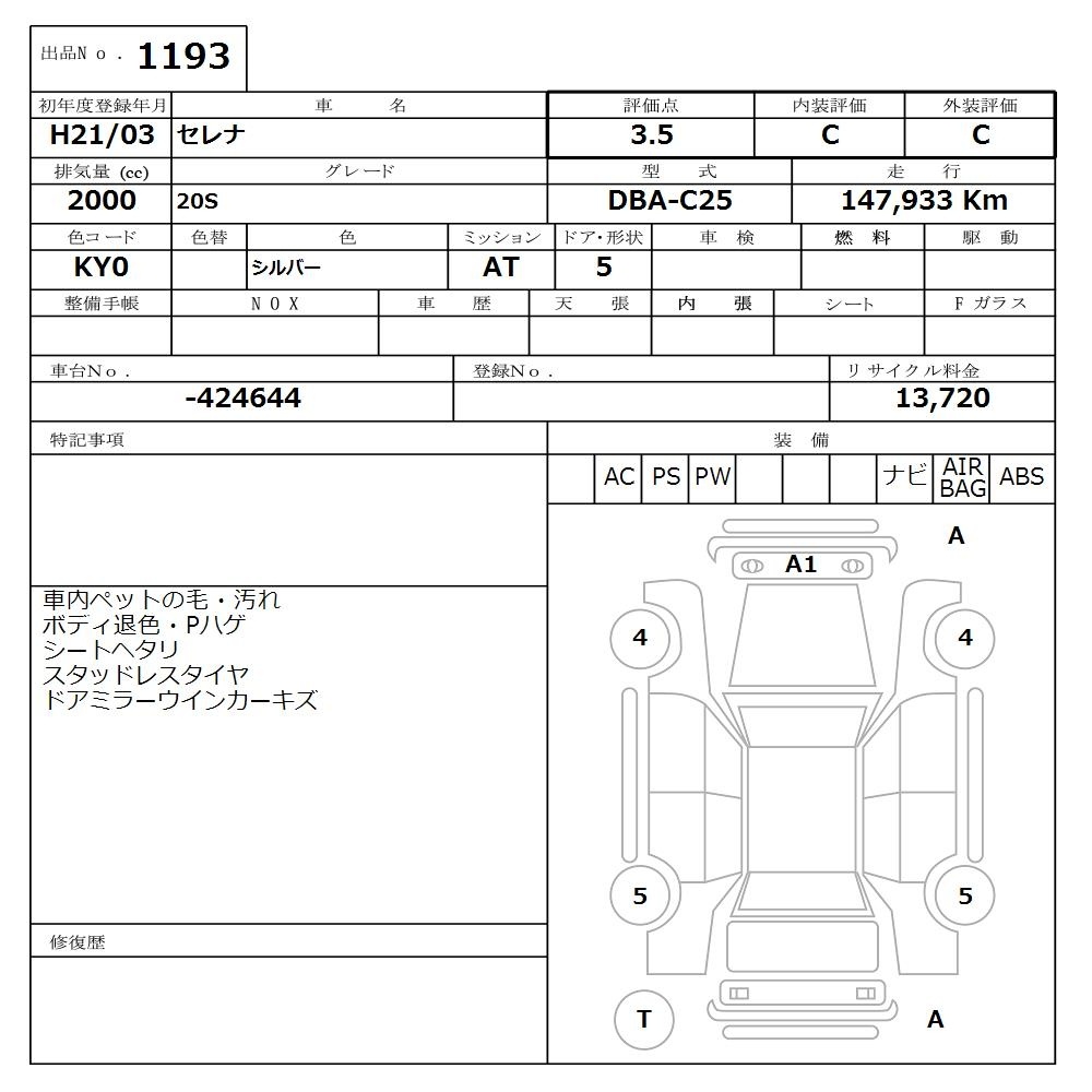 NISSAN SERENA