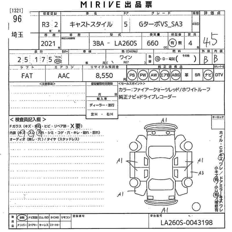 DAIHATSU CAST