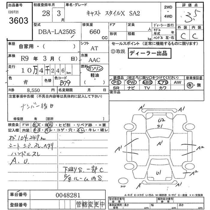 DAIHATSU CAST