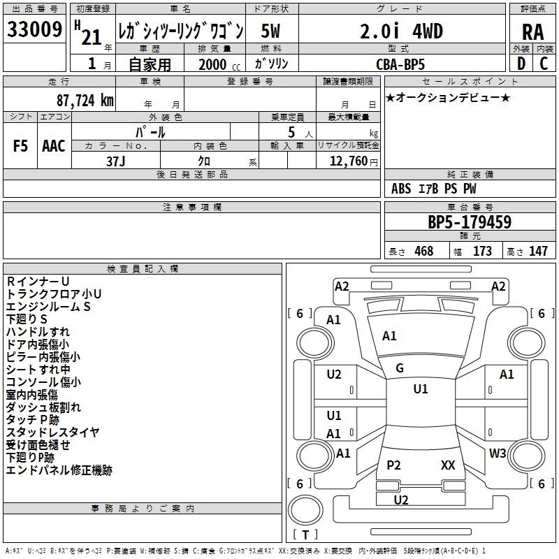 SUBARU LEGACY