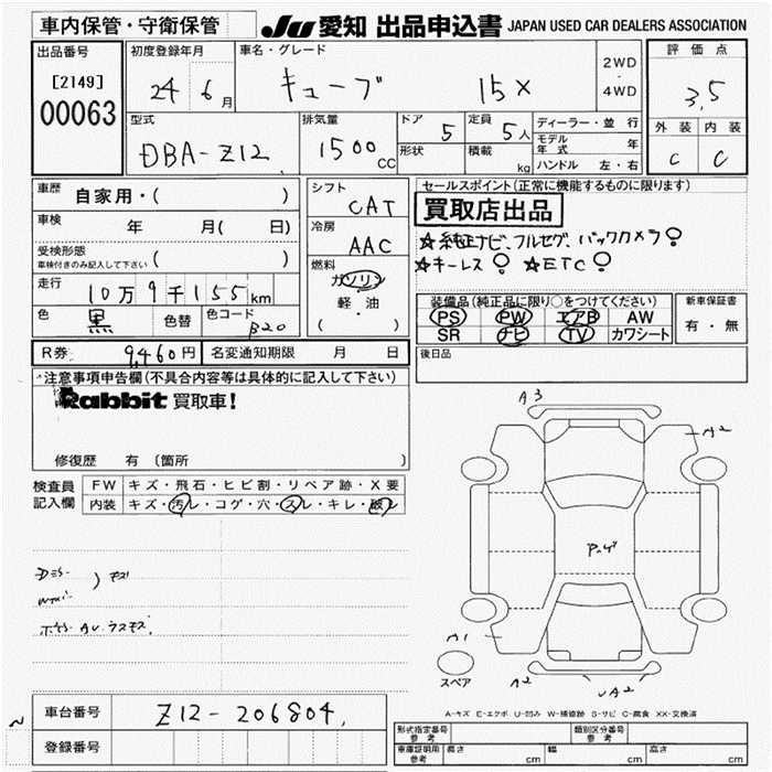 NISSAN CUBE