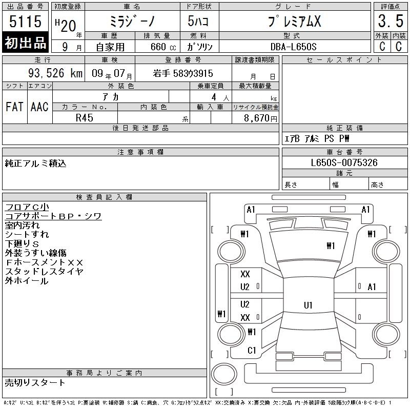 DAIHATSU MIRA GINO