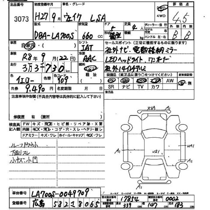 DAIHATSU WAKE