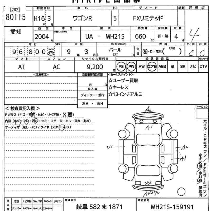 SUZUKI WAGON R