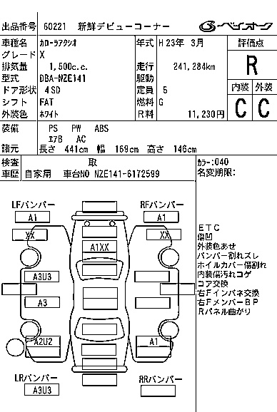TOYOTA COROLLA AXIO