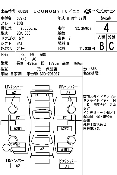 NISSAN LAFESTA