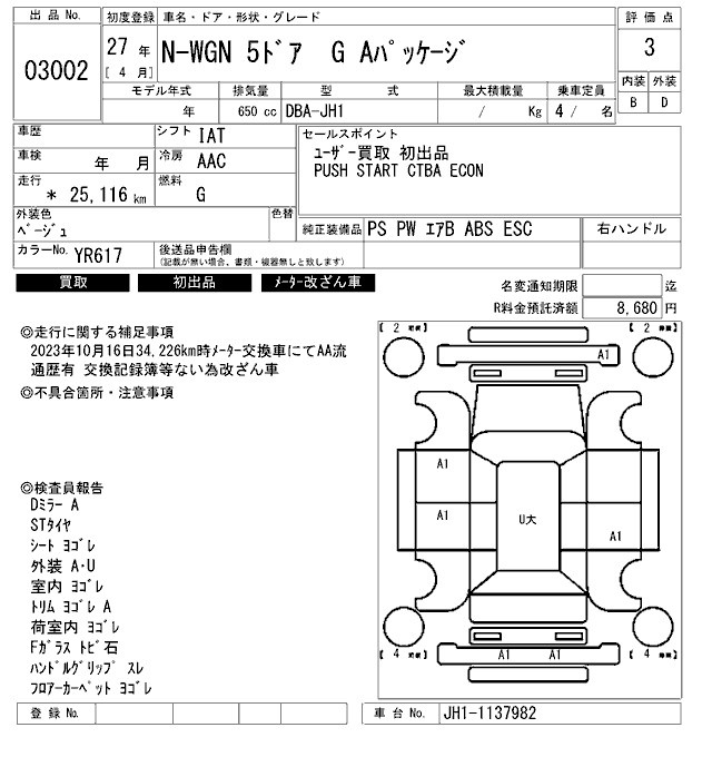 HONDA N-WGN