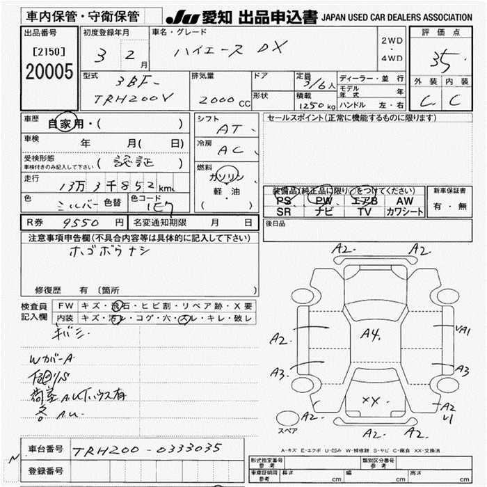 TOYOTA REGIUS ACE