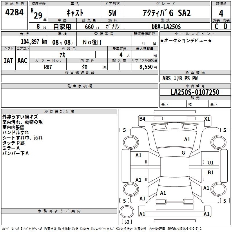 DAIHATSU CAST