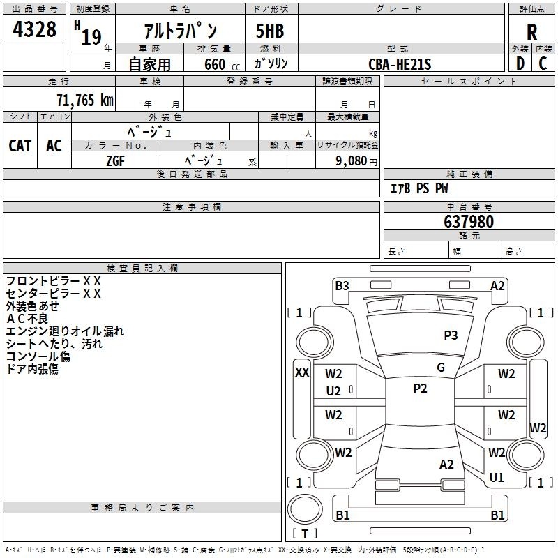 SUZUKI ALTO LAPIN