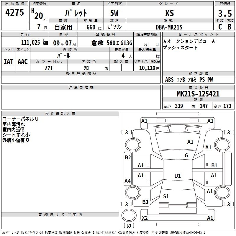 SUZUKI PALETTE