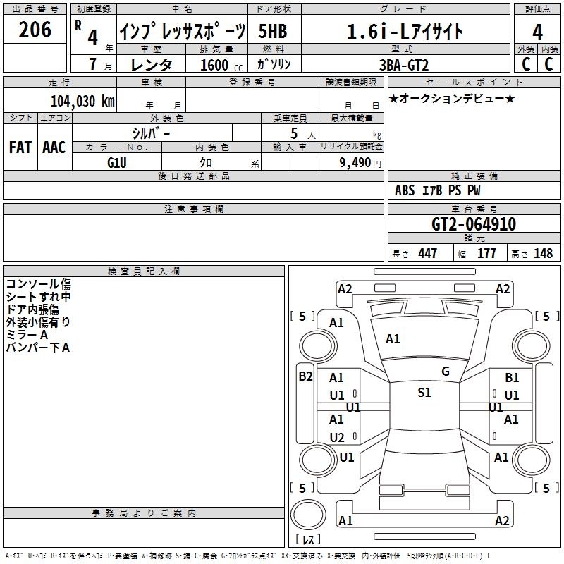 SUBARU IMPREZA