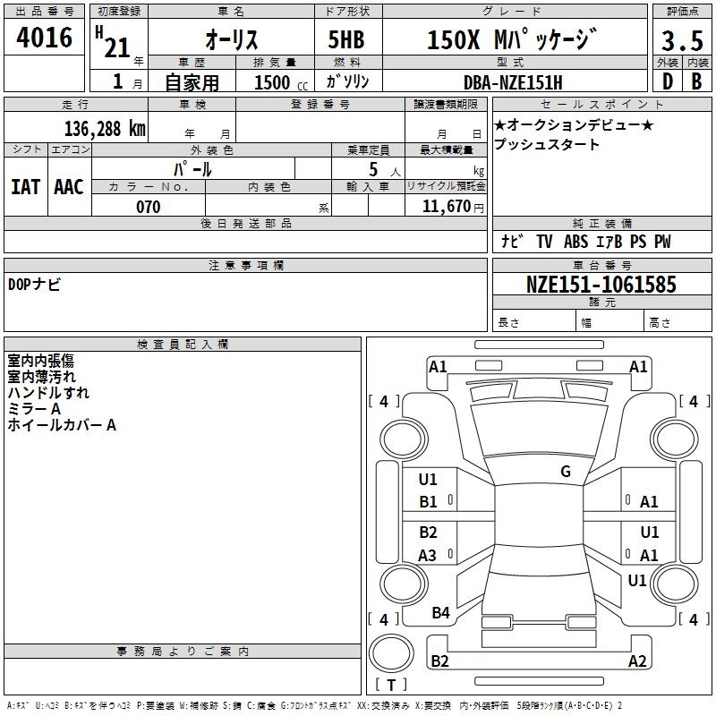 TOYOTA AURIS