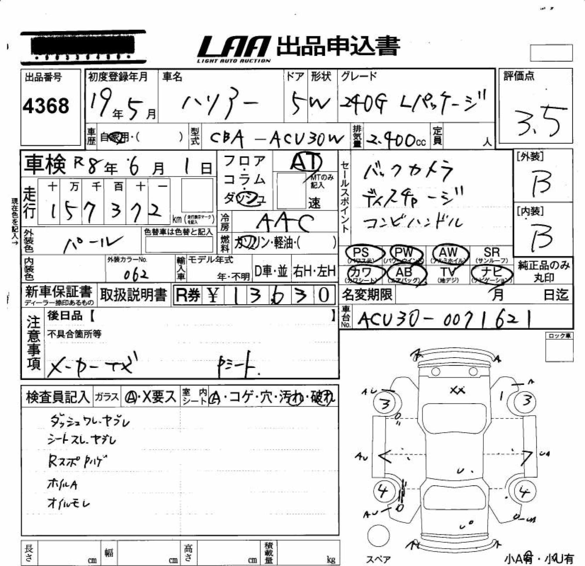 TOYOTA HARRIER