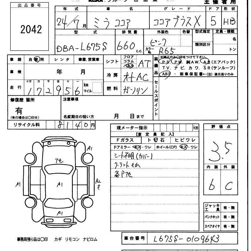 DAIHATSU MIRA COCOA
