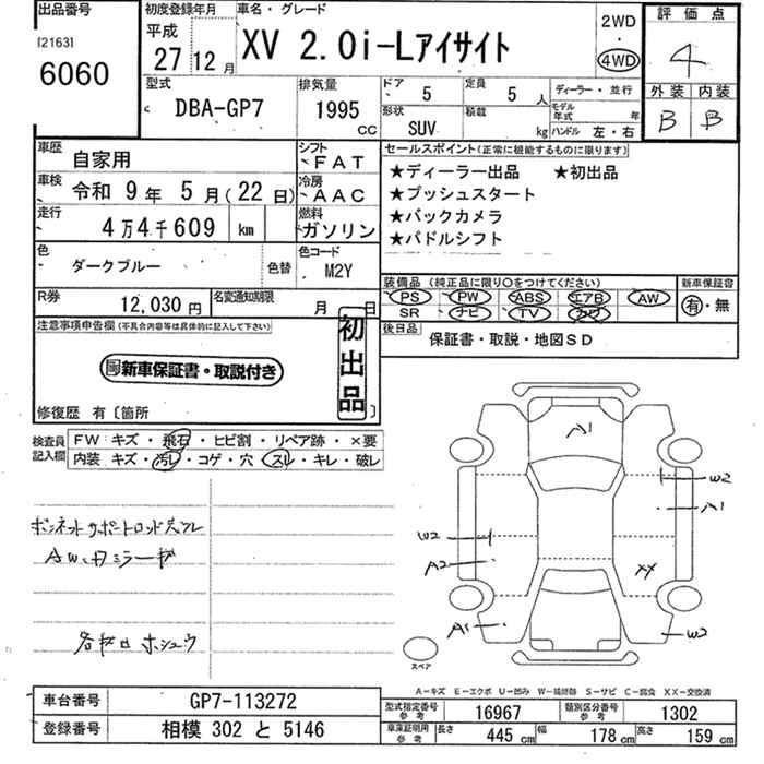 SUBARU XV