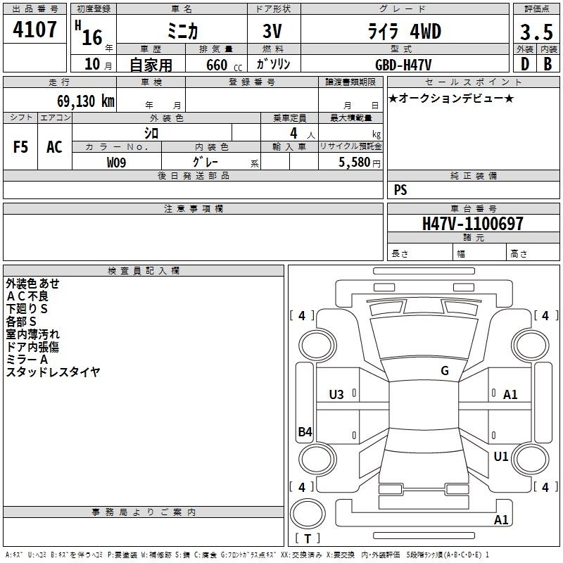 MITSUBISHI MINICA