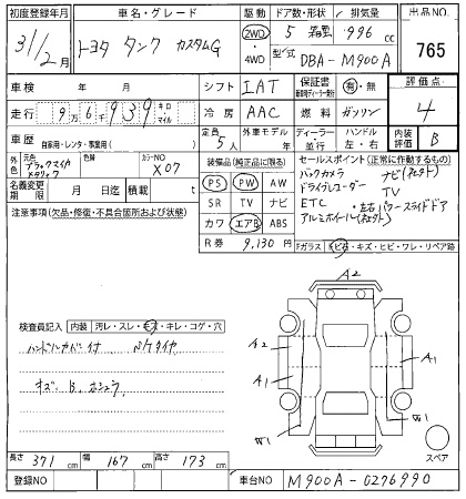 TOYOTA TANK