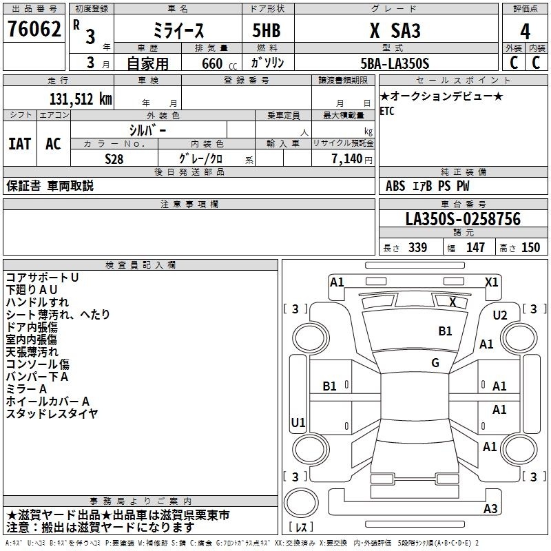 DAIHATSU MIRA E:S