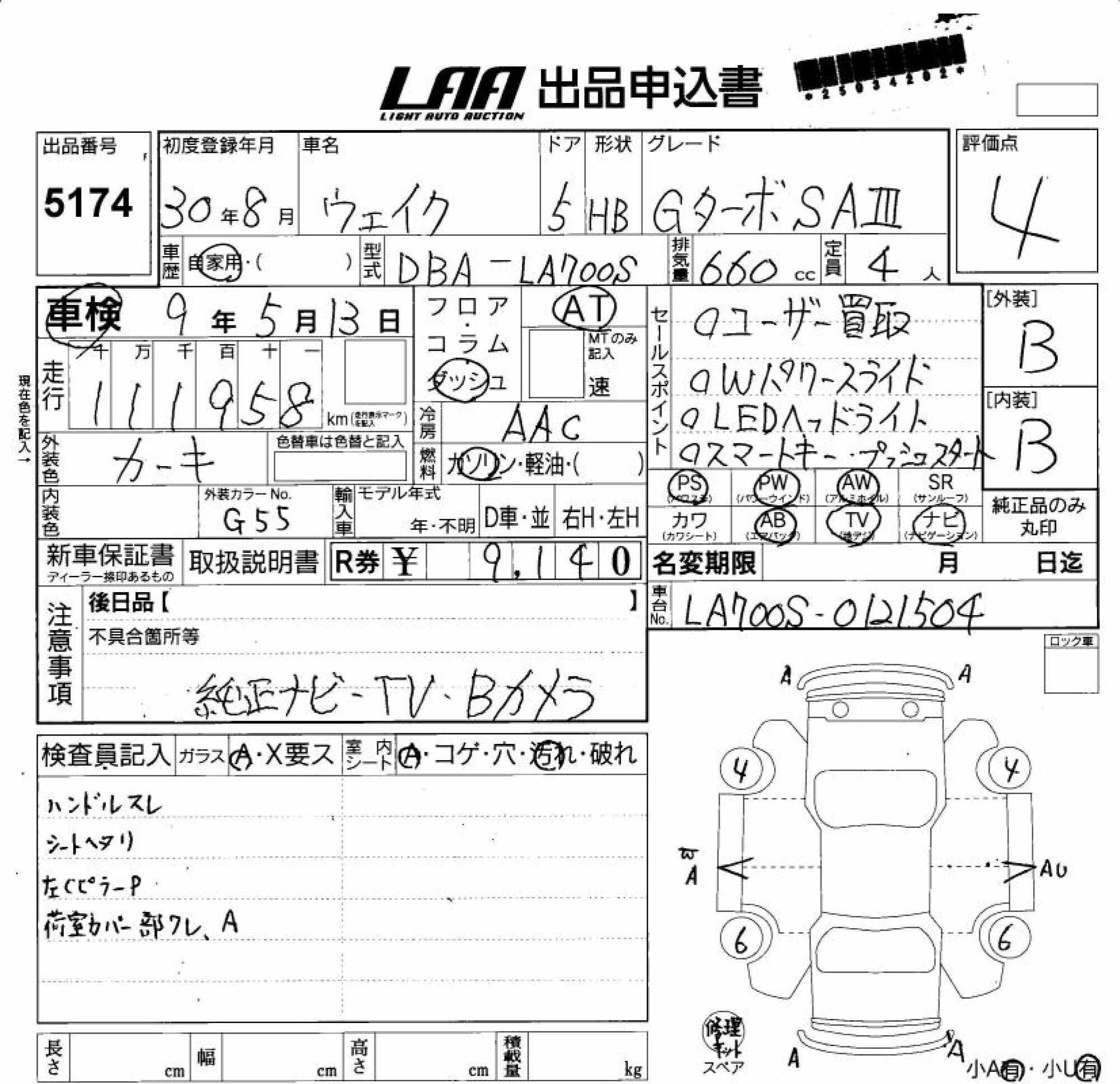 DAIHATSU WAKE