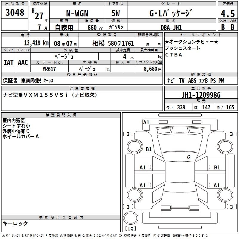 HONDA N-WGN