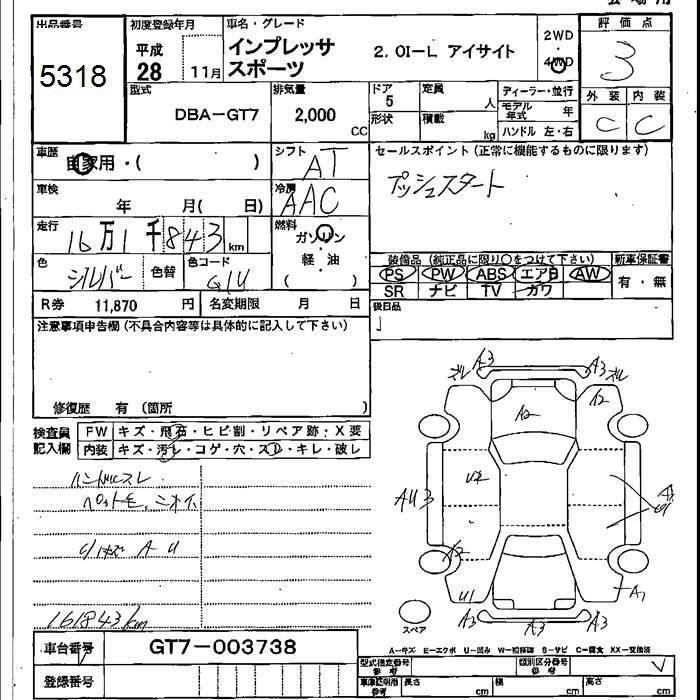 SUBARU XV