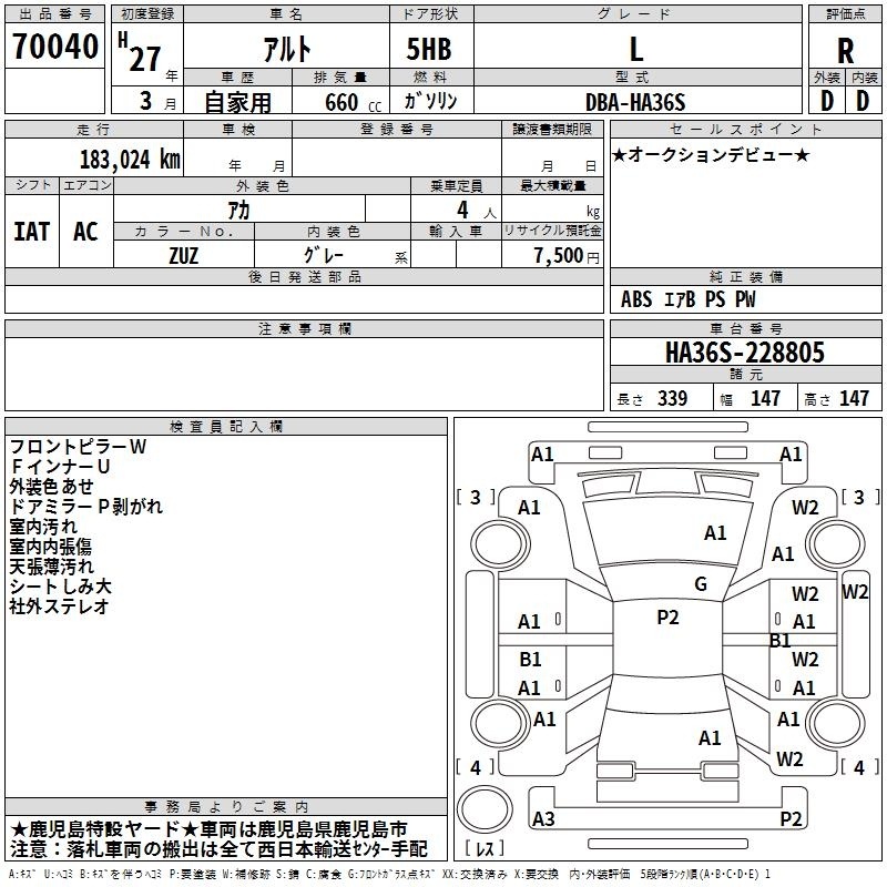 SUZUKI ALTO