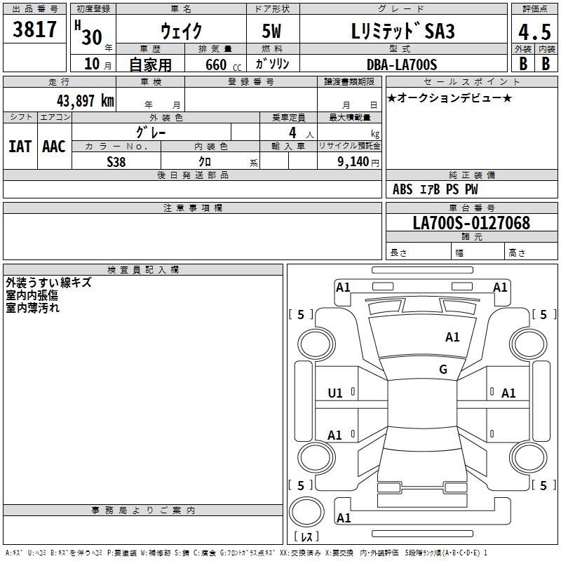 DAIHATSU WAKE
