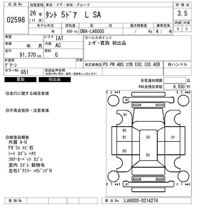 DAIHATSU TANTO