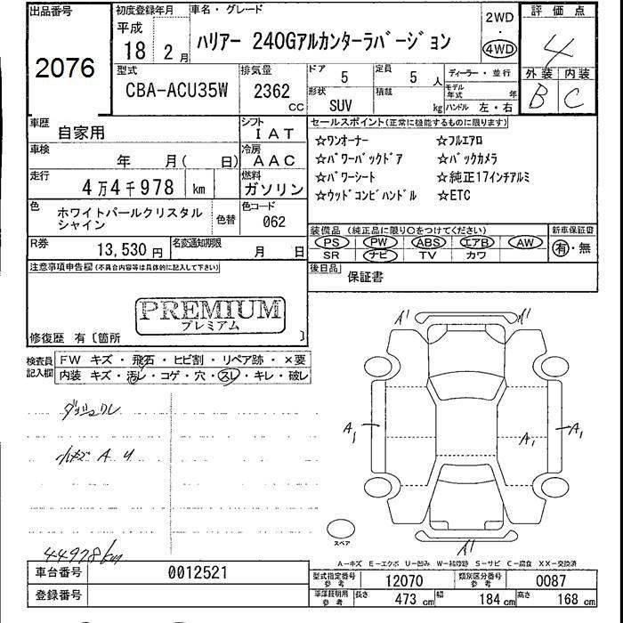 TOYOTA HARRIER